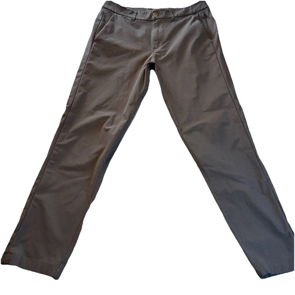 Lululemon ABC Mens Classic Pants A6 Gray Sz  31 – ext tag removed